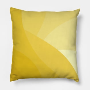 Golden Haze Vector Abstract Pattern Pillow