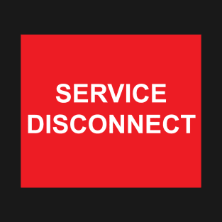 Electric Service Disconnect Label T-Shirt