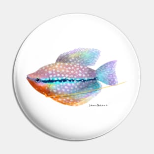 Pearl Gourami Fish Pin