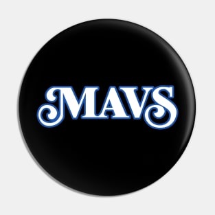 Dallas Mavericks City Edition Pin