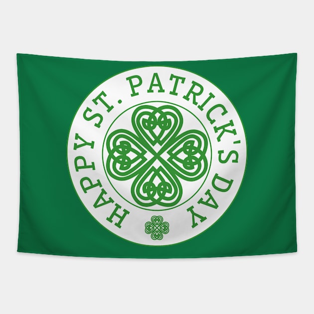 Happy St Patricks Day _ St Paddys Day Tapestry by POD Creations