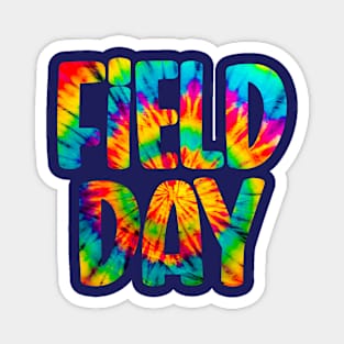 Field Day Tie Dye School Field Day Last Day Of School Magnet