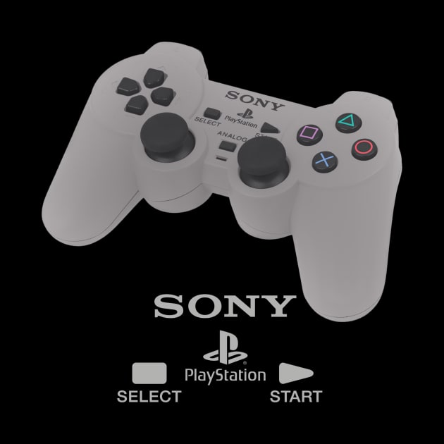 PlayStation Controller Semi-Simplistic Dark by chrisjaymountain96