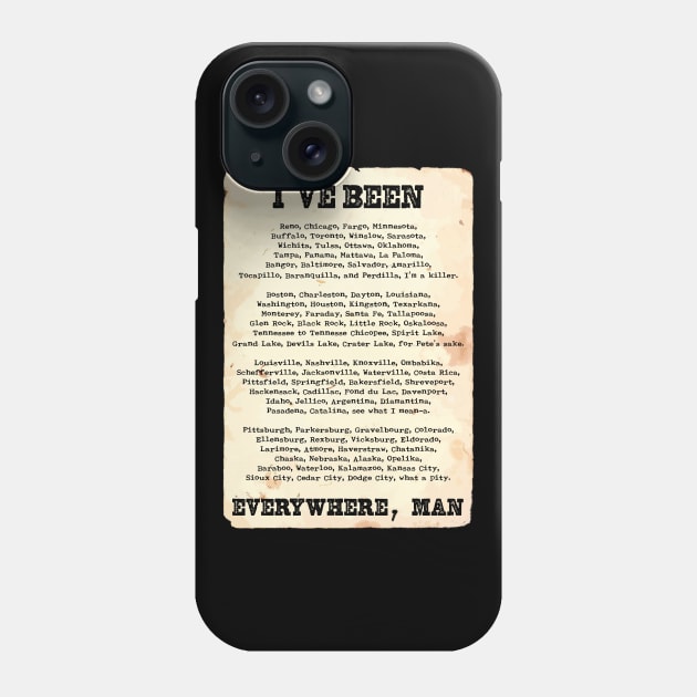 Been Everywhere Phone Case by TenomonMalke