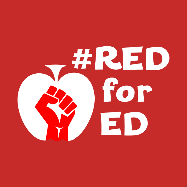 Red for Ed (red fist) by haberdasher92