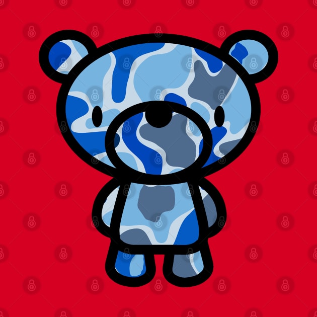 Camo Bear by BIBLIOTEECA