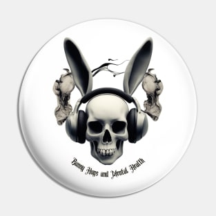 Bunny Skull Pin