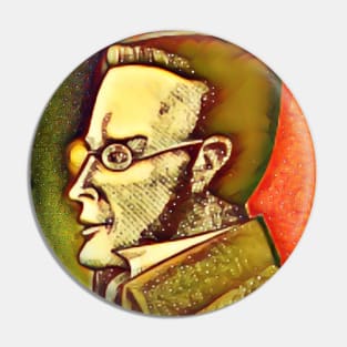 Max Stirner Snow Portrait | Max Stirner Artwork 13 Pin