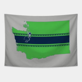 Seattle Football (Alternate) Tapestry