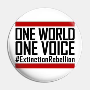 XR EXTINCTION REBELLION Pin