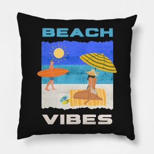 beach vibes Pillow