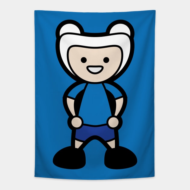 Finn the Human Tooniefied Tapestry by Tooniefied