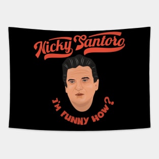 Casino „Joe Pesci“ Illustration" it´s funny how? quote Tapestry