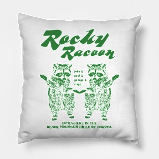 Rocky Racoon Pillow