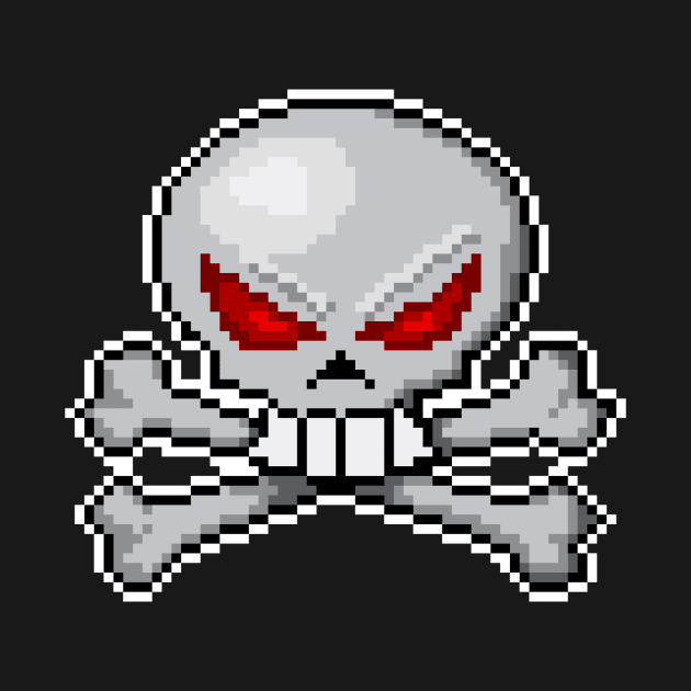 8 bit skull? by MarkSeb