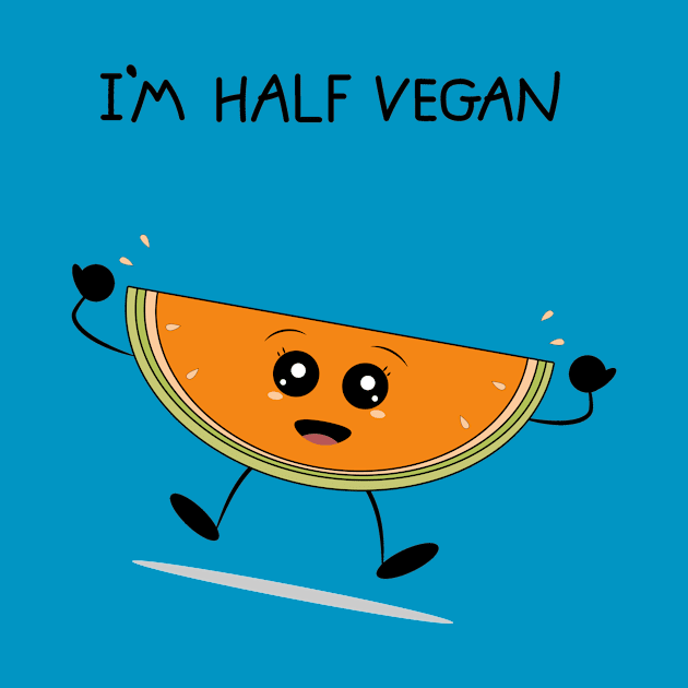 I am half vegan sweet melon by Coowo22