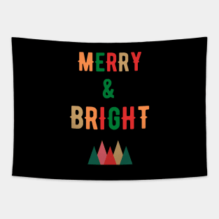 Merry & Bright ✨ Merry Christmas Tapestry