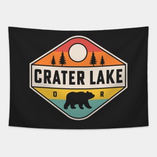 Crater Lake National Park Oregon Camping Hiking Tapestry