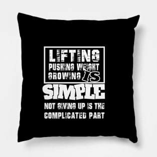 Gym 5 Pillow