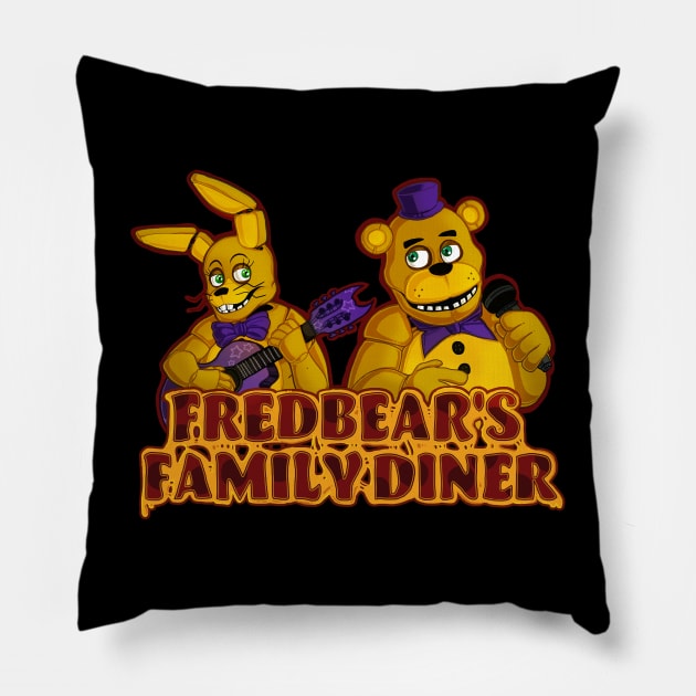 Fredbear's Family Diner Pillow by cathures