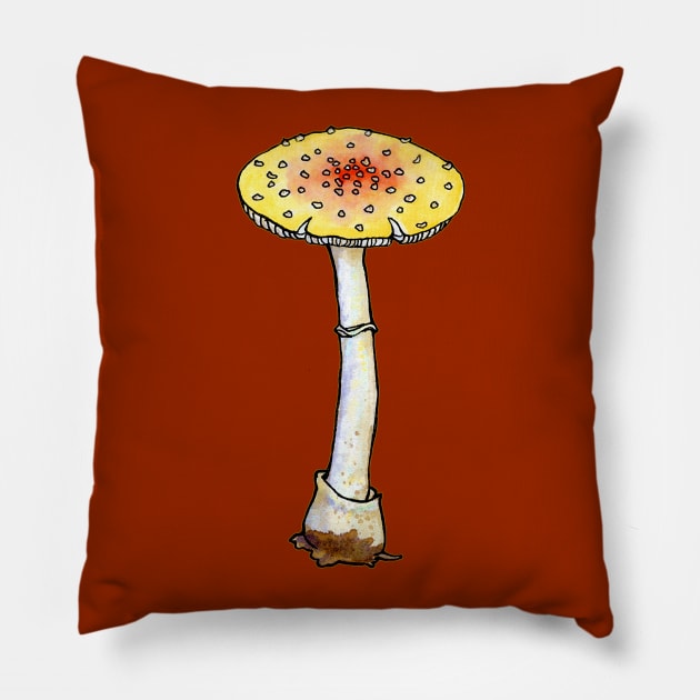 Fly Agaric Pillow by ThisIsNotAnImageOfLoss