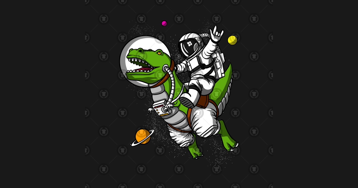 dinosaur view in your space