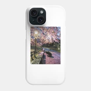 Central Park Rainy Spring Phone Case