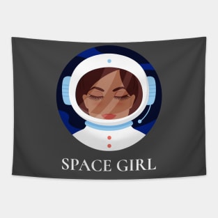 Space Girl Tapestry