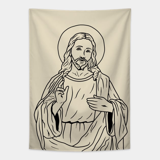 Jesus Tapestry by valentinahramov