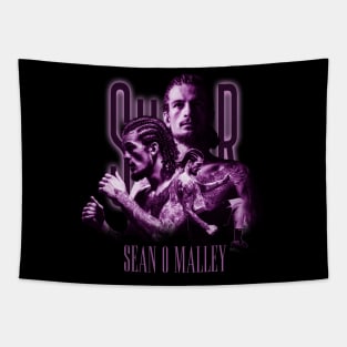 sean omalley fighter dark purple Tapestry