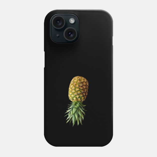 Upside Down Pineapple, Cruise Ship Swinger, Open Relationship, Swingers Pineapple Unisex Phone Case by Closeddoor