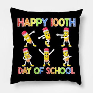 Dancing Pencils 100Th Day Of School Girls Boys Kids Pillow