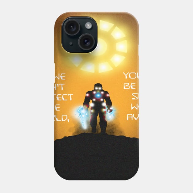 Iron Sunset Phone Case by lordhero