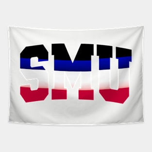 SMU Stripe Logo Tapestry