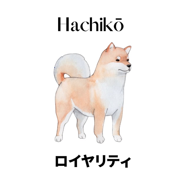 Hachiko Loyalty Dog by Little Donkey Apparel