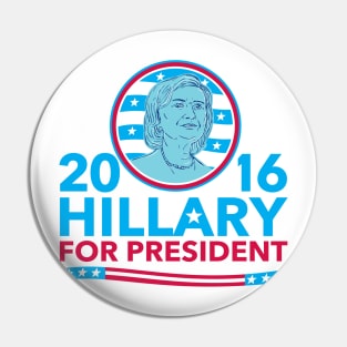 Hillary Clinton 2016 Pin
