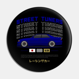 Tuner Blue Chaser JDM Pin