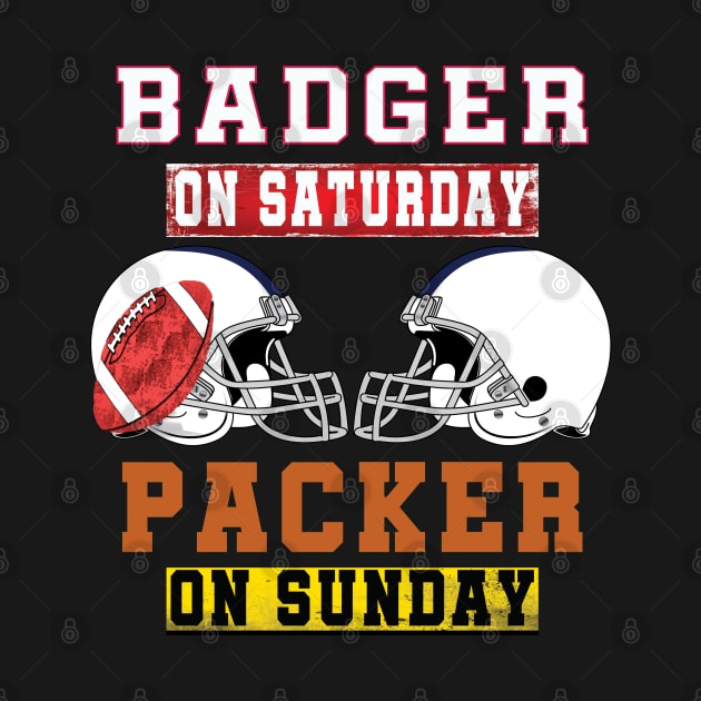 badger on saturday packer on sunday by Moe99