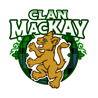 Clan MacKay Cute Baby Lion Rampant Kitten T-Shirt