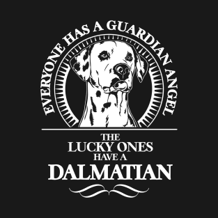 Dalmatian Guardian Angel dog mom T-Shirt