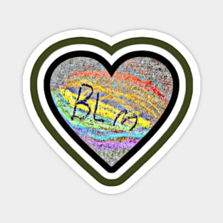 BLM 🖤 Pride - Double Sticker Black - Back Magnet