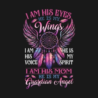 Mom Son He Is My Guardian Angel T-Shirt