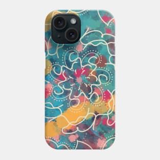 random abstract mandala Phone Case