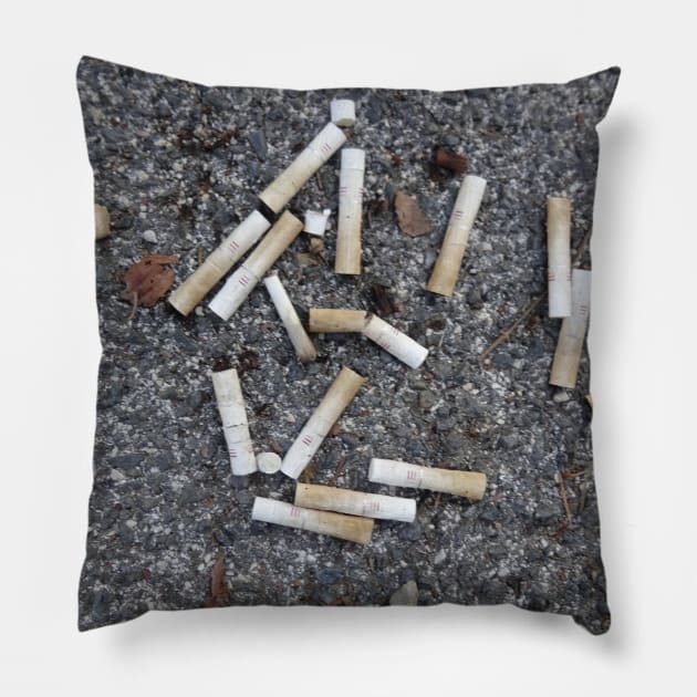 It all went up in smoke Pillow by walter festuccia