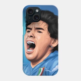 MARADONA AL NAPOLI Phone Case