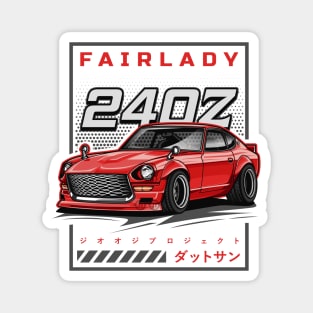 Vintage Car Fairlady 240Z (Super Red) Magnet