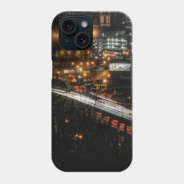 The City of Cincinnati, Never Sleeps Phone Case by "Just By Chance" Photography