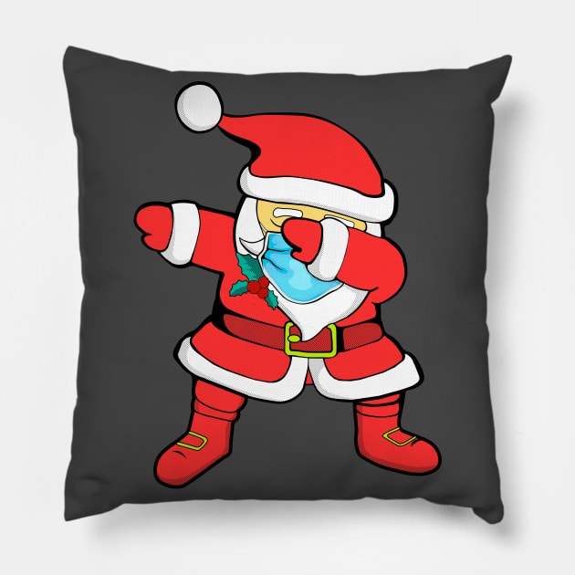 Santa is in quarantine Pillow by DiploDog