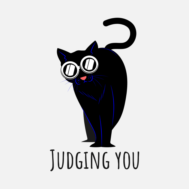 Cat judging you by Purrfect Shop