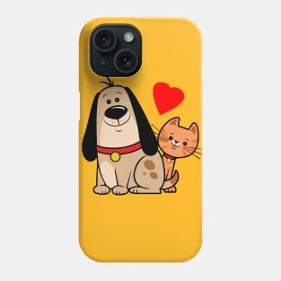 dog & cat Phone Case